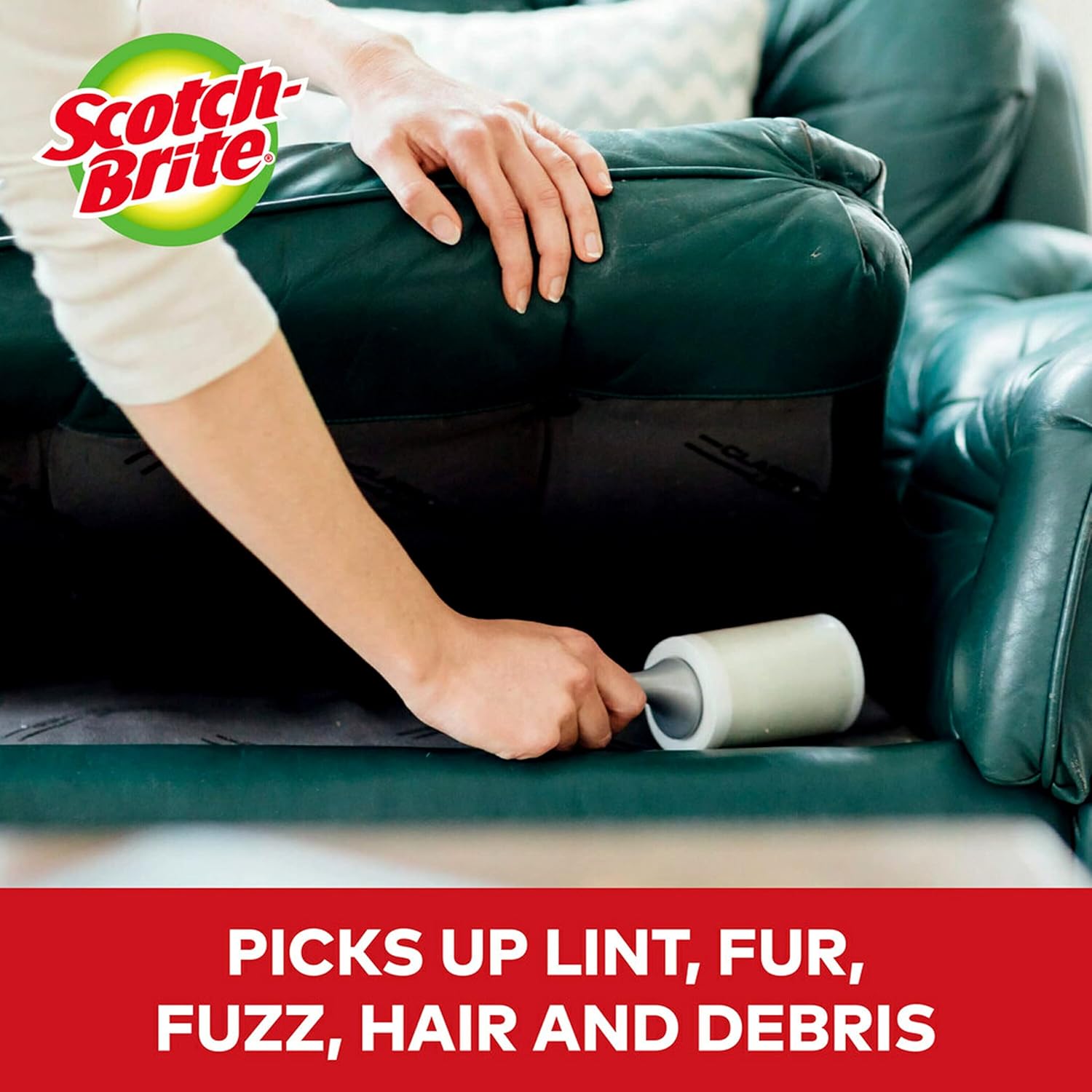 Scotch-Brite Lint Roller, Works Great on Pet Hair, 60 Sheets (Pack of 1) - Image 4