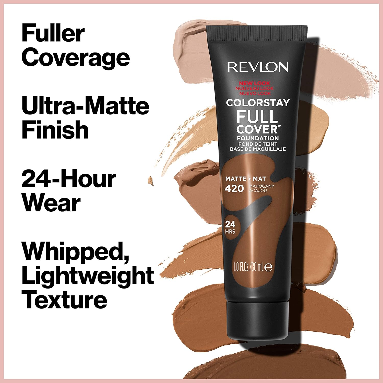 Revlon Liquid Foundation, ColorStay Face Makeup for Normal and Dry Skin, Longwear Full Coverage with Matte Finish, Oil Free, Nude, 1.0 Fl Oz - Image 3