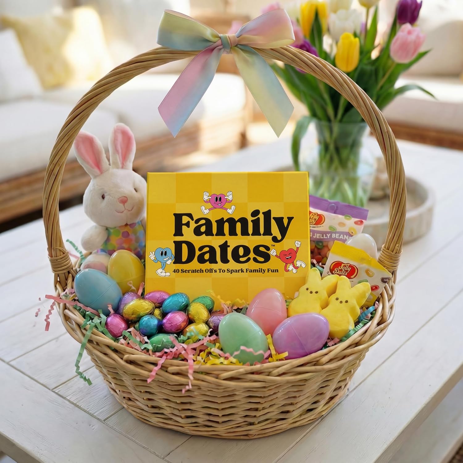 Happy Duo Family Dates 40 Scratch Off Cards – Fun Activities & Date Night Ideas for Kids and Parents – Adventure Card Game for Families – Easter Basket Stuffers for Kids - Image 8