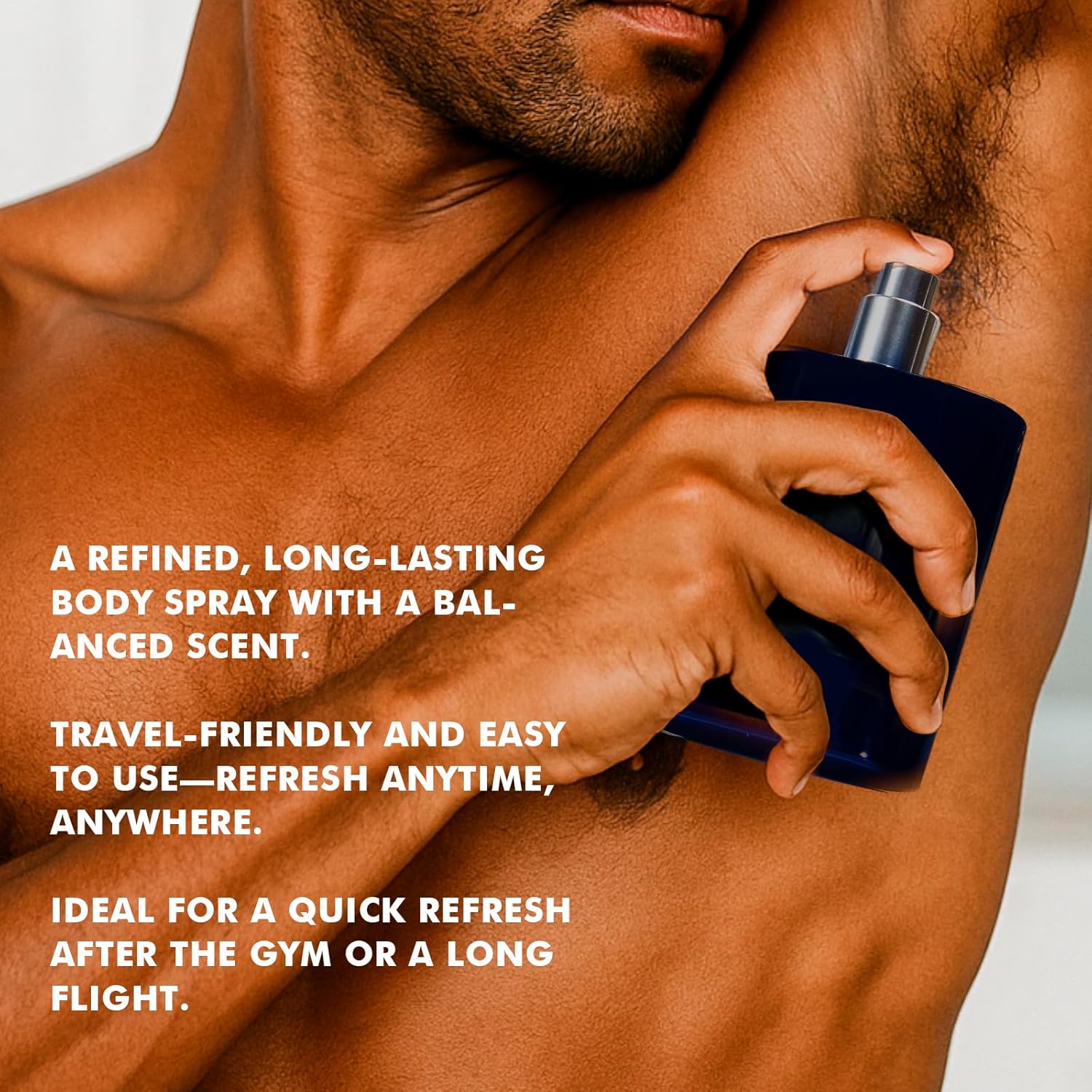 Azulfra Deodorizing Body Spray for Men 3.56 Fl.Oz, Notes of Lemon Lavender and Vanilla, Long lasting Men's Fragrance Mist - Image 4