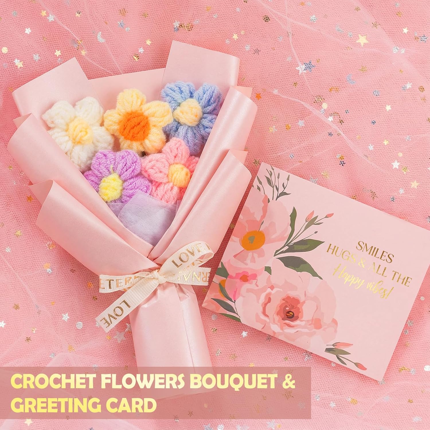 Gifts for Women, 9pcs Happy Birthday Gifts for Women, Christmas Ideas Mothers Day Gift Baskets Unique Rose Self Care Set Valentines Day Gift for Her Mom Sister Wife Friend Friendship Teacher - Image 8