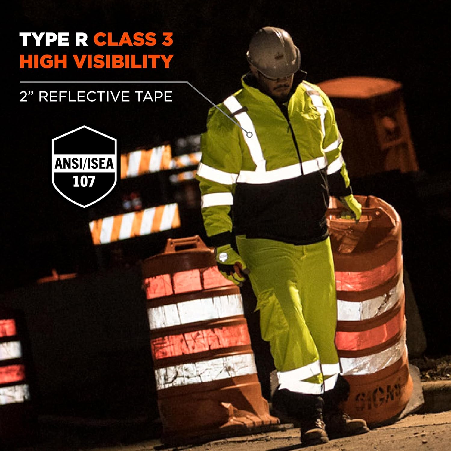 Ergodyne Hi Vis Bomber Safety Jacket - Image 5