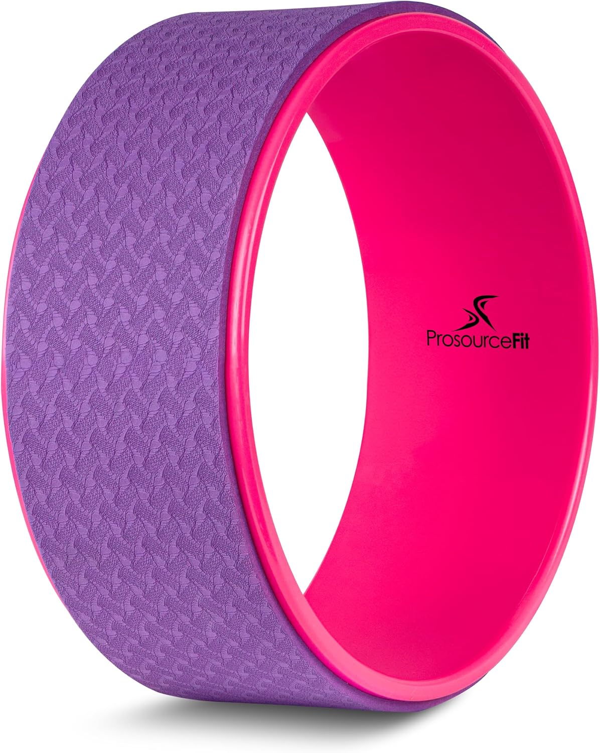ProsourceFit Yoga Wheel Prop 12” for Improving Yoga Poses, Backbends, Flexibility, Balance, Stretching, Relaxation
