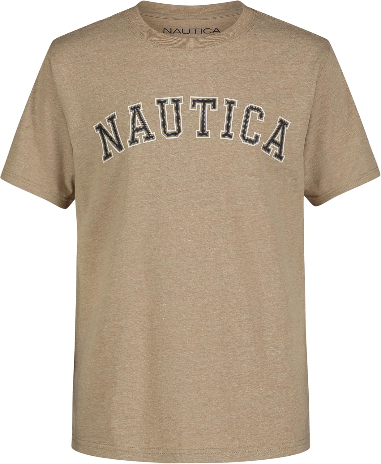 Nautica Boys' Short Sleeve Graphic Crew Neck T-Shirt, Soft, Comfortable, Relaxed Fit