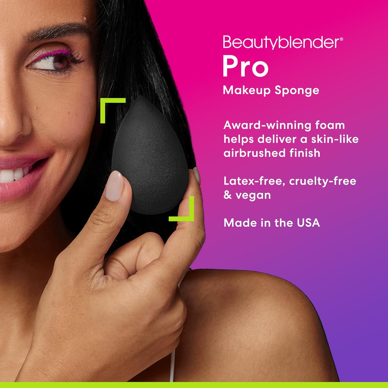 Beautyblender® | Pro Blender Makeup Sponge | Blend Liquid Foundations, Powders and Creams | Streak Free Application | Vegan, Cruelty Free | Made in USA - Image 2