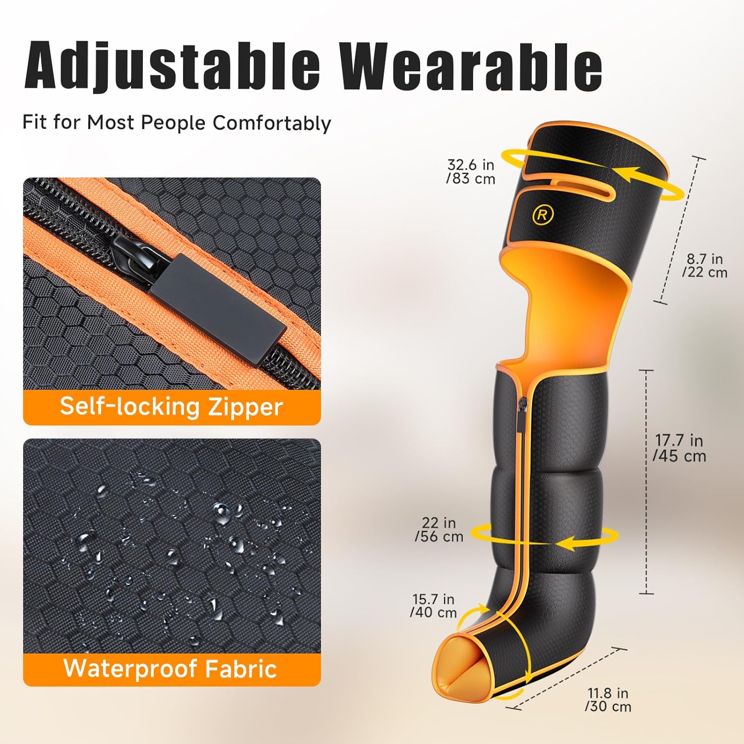 Leg Massager with Heat and Compression, Foot and Full Leg Massager for Circulation and Pain Relief, Sequential Compression Boots with 6 Modes, 6 Intensity, 3 Heat, Gifts for Mom, Dad, Athletes - Image 4