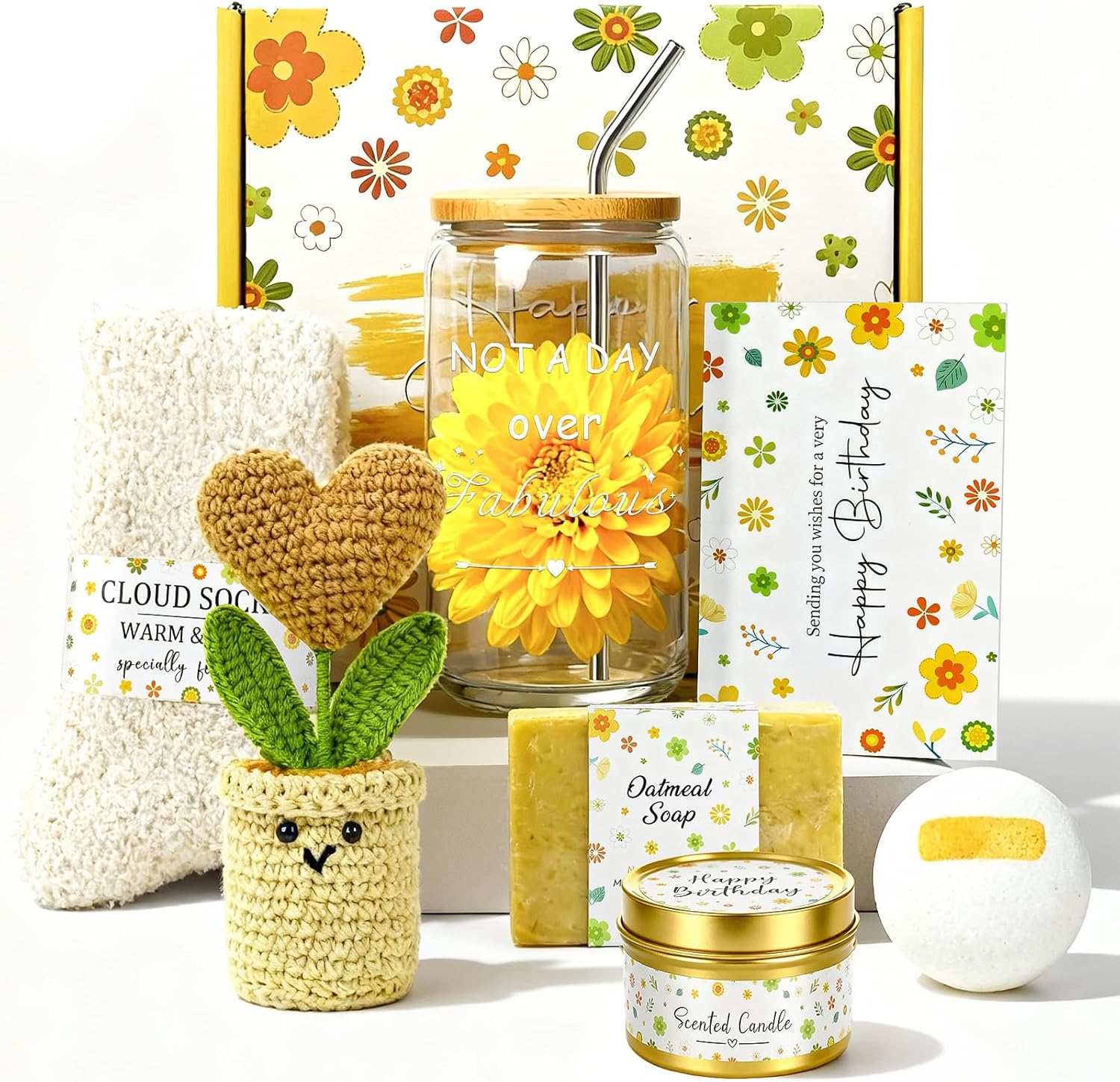 JOYOFUN Birthday Gifts for Women,Gift Baskets for Women Relaxing Gift Set Birthday Presents Female Friendship Gifts Box for Best Friend Bestie Girlfriend