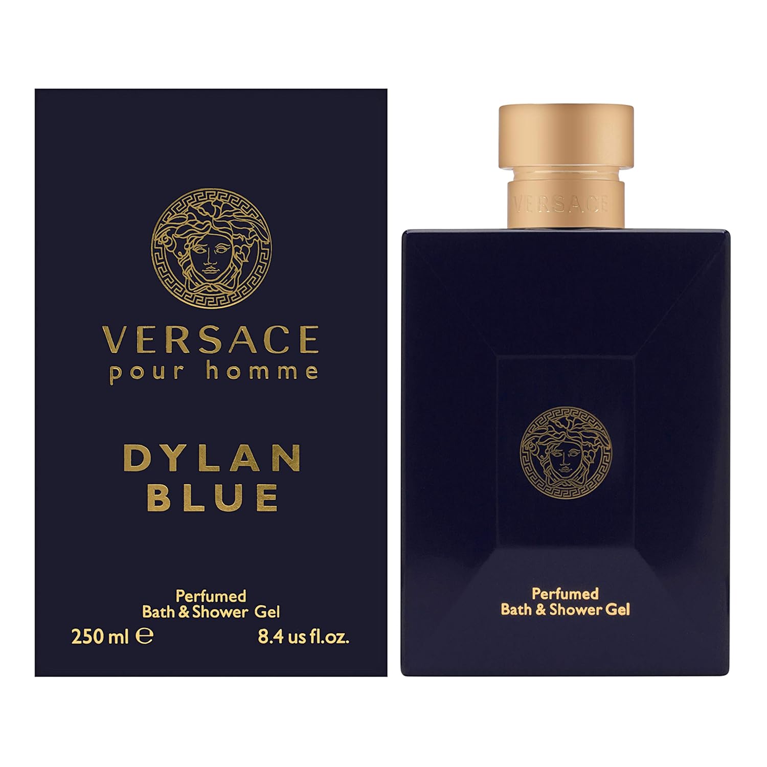 Versace Pour Homme Dylan Blue for Men 8.4 oz Perfumed Bath & Shower Gel