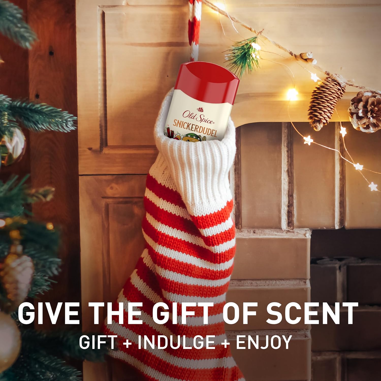 Old Spice Antiperspirant & Deodorant for Men, Holidudes Limited Edition, 24/7 Sweat Protection, Stocking Stuffer, Snickerdudel Sugar Cookie Scent, 2.6 oz - Image 4