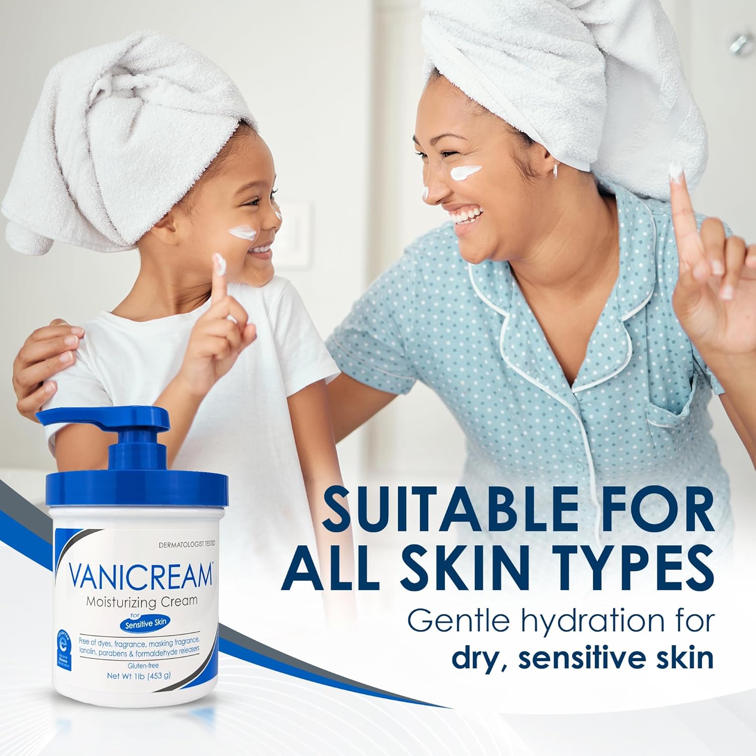 Vanicream Moisturizing Skin Cream with Pump Dispenser - 16 fl oz (1 lb) - Moisturizer Formulated Without Common Irritants for Those with Sensitive Skin - Image 7