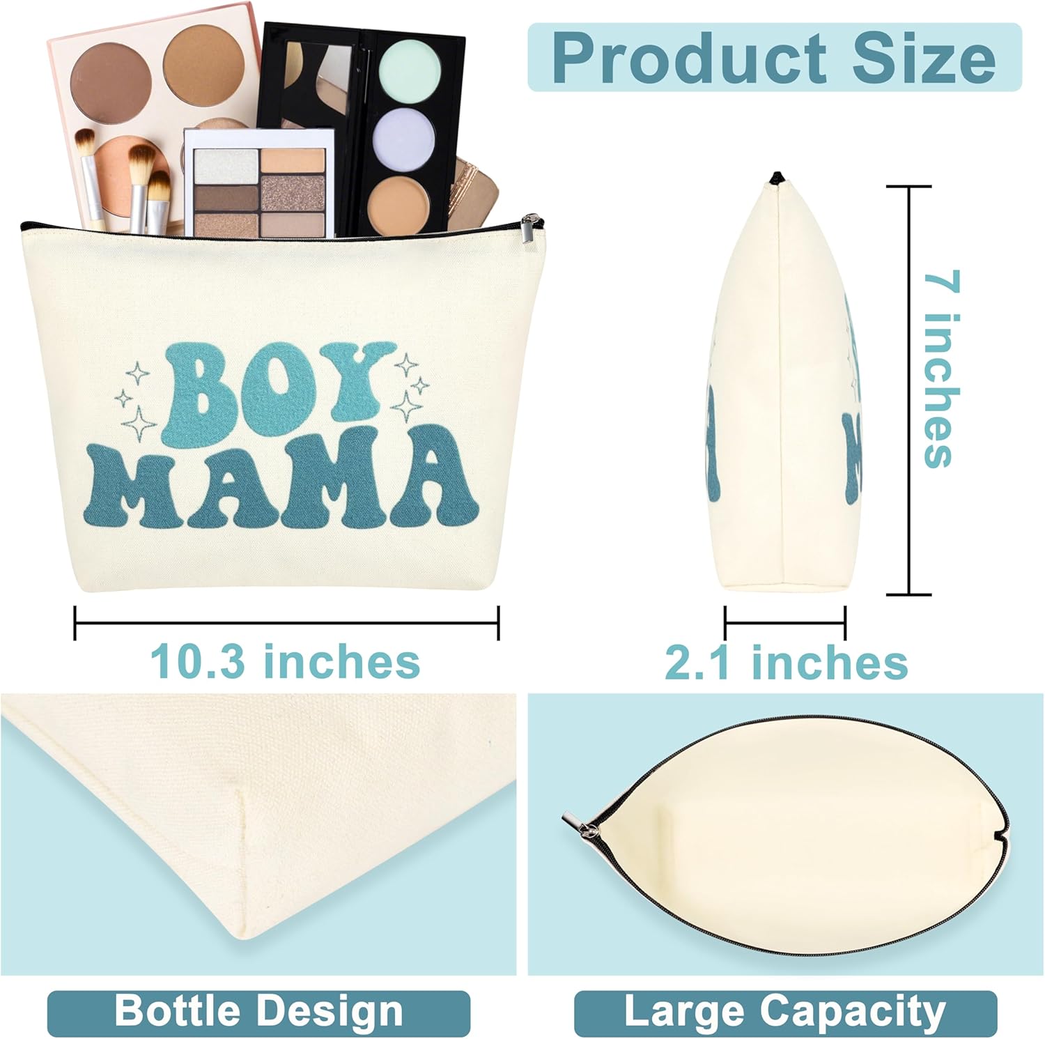 New Boy Mom Gifts, First 1st Mothers Day Birthday Gifts for New Mom Set of 7 - Image 4