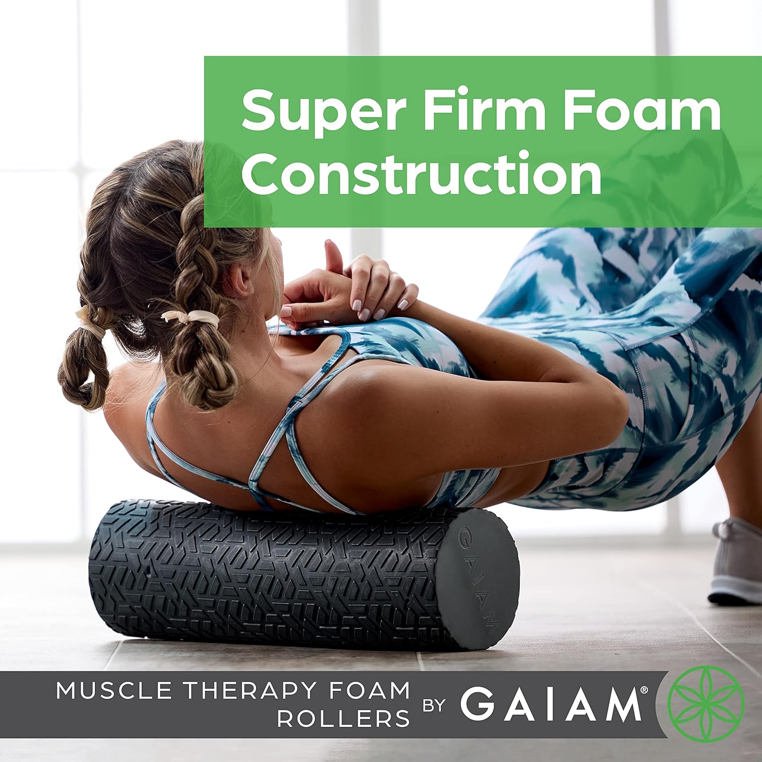 Gaiam Restore Foam Roller for Muscle Massage - Deep Tissue Muscle Massager for Sore Muscles & Stimulation - Total Body Pain Relief, Back, Neck, Foot, Calf, Leg, Arm (18 Inch and 36 Inch) - Image 6