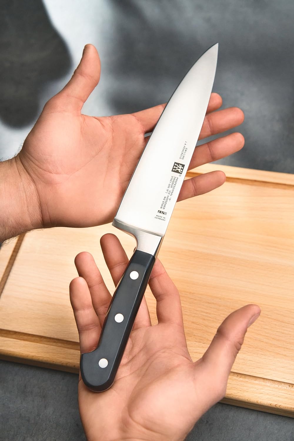 Zwilling Professional S J.A Henckels 3 Piece Knives Set, Black/Stainless Steel (35602-000-0) - Image 6