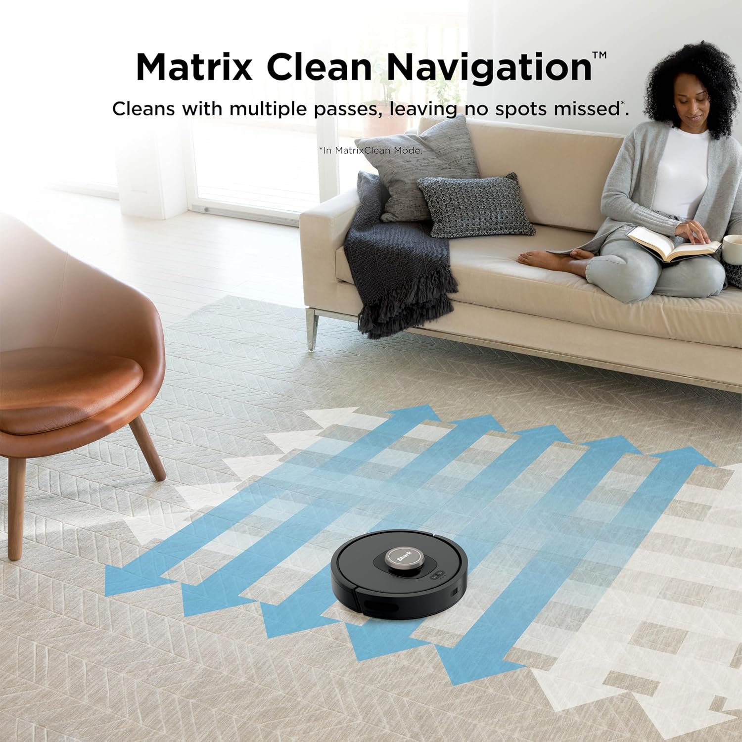 Shark AV2501AE AI Robot Vacuum with XL HEPA Self-Empty Base, Bagless, 60-Day Capacity, LIDAR Navigation, Perfect for Pet Hair, Compatible with Alexa, Wi-Fi Connected, Carpet & Hard Floor, Black - Image 7