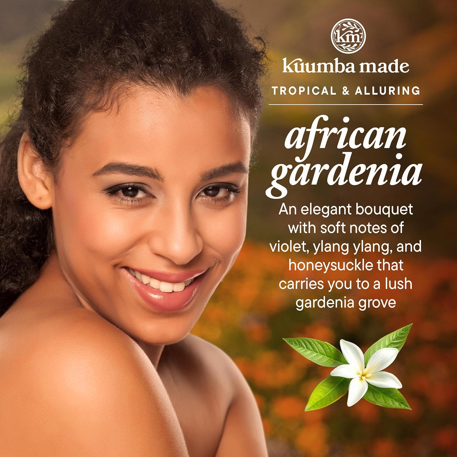 Kuumba Made African Gardenia Fragrance Oil, Long-Lasting Scented Oil Perfume Roller, Vegan, Alcohol-Free, 0.15 oz - Image 3