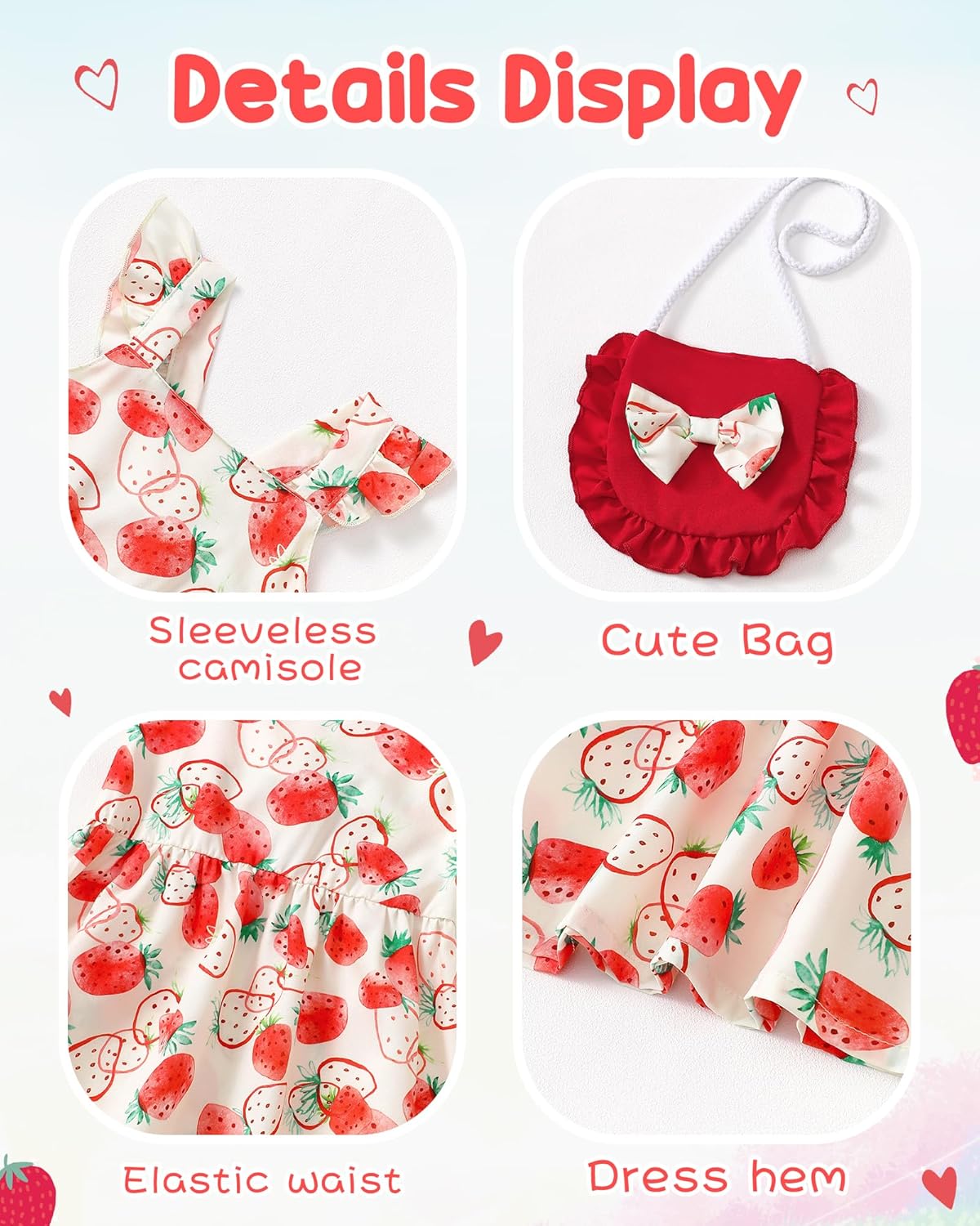 Mioglrie Baby Girl Clothes Newborn Dress Summer Toddler Girls' Clothing Casual Sundress with Cute Bag Infant Outfits - Image 5