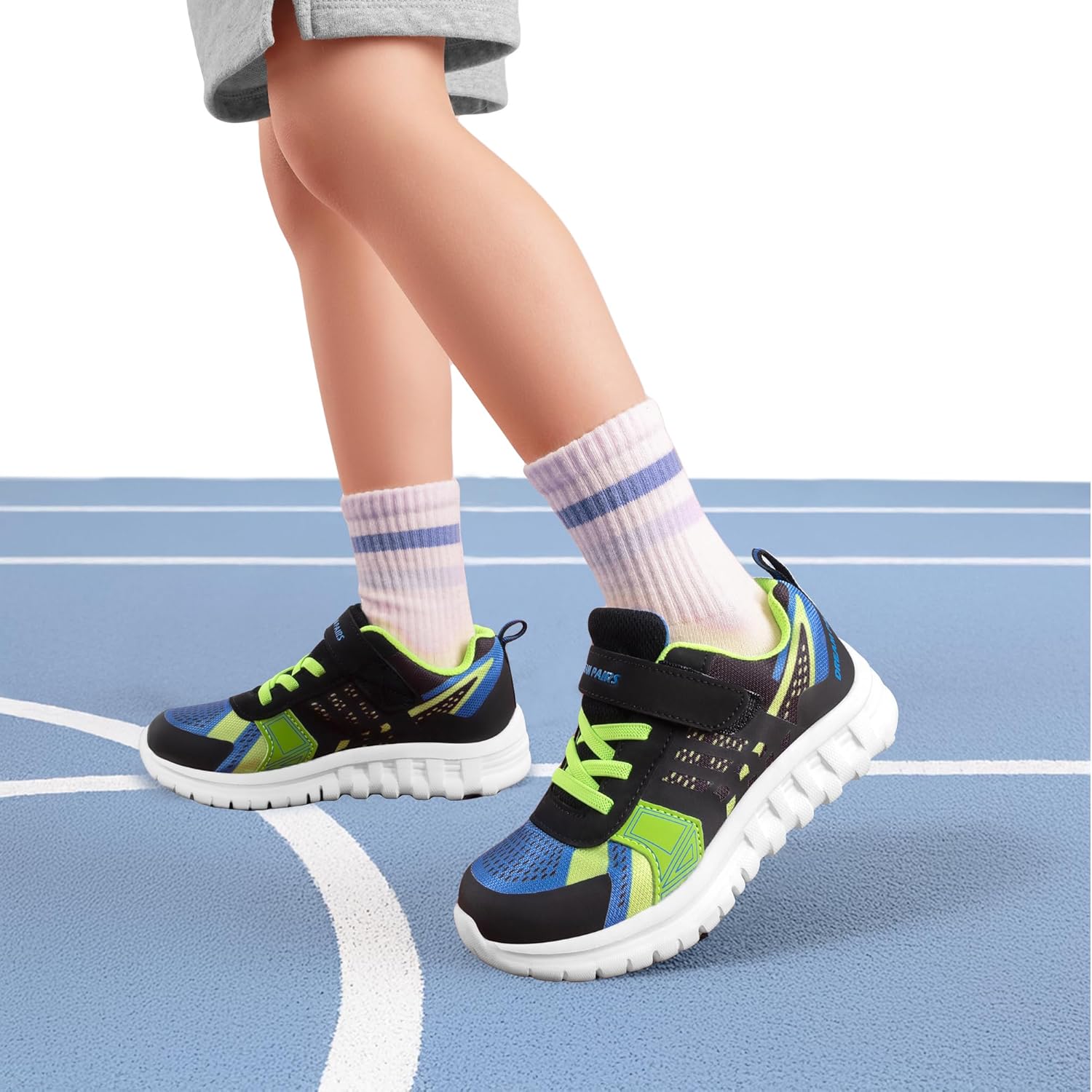 DREAM PAIRS Girls Boys Shoes Kids Tennis EZ-Ons Quicksteps School Sneakers Breathable Running Athletic Shoes - Image 2
