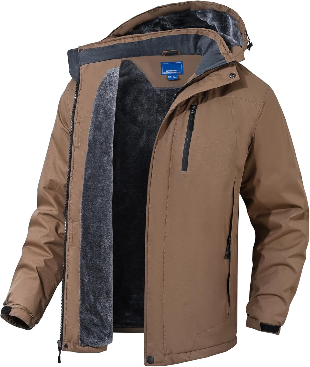 Rapoo Men's Winter Ski Snow Jacket Mountain Waterproof Windproof Rain Jacket