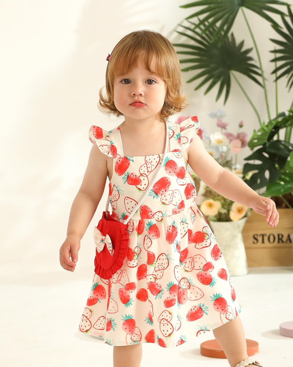 Mioglrie Baby Girl Clothes Newborn Dress Summer Toddler Girls' Clothing Casual Sundress with Cute Bag Infant Outfits - Image 2