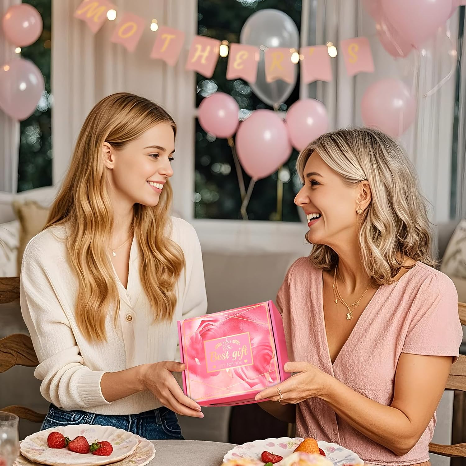 Birthday Gifts for Women, Mom, Sister, Friend: Unique Pink Self Care Spa Relaxation Baskets Set, Mothers Day, Christmas, Valentines, Holiday, Gift for Her, Girlfriend, Grandma, Wife, Bestie, Coworker - Image 6