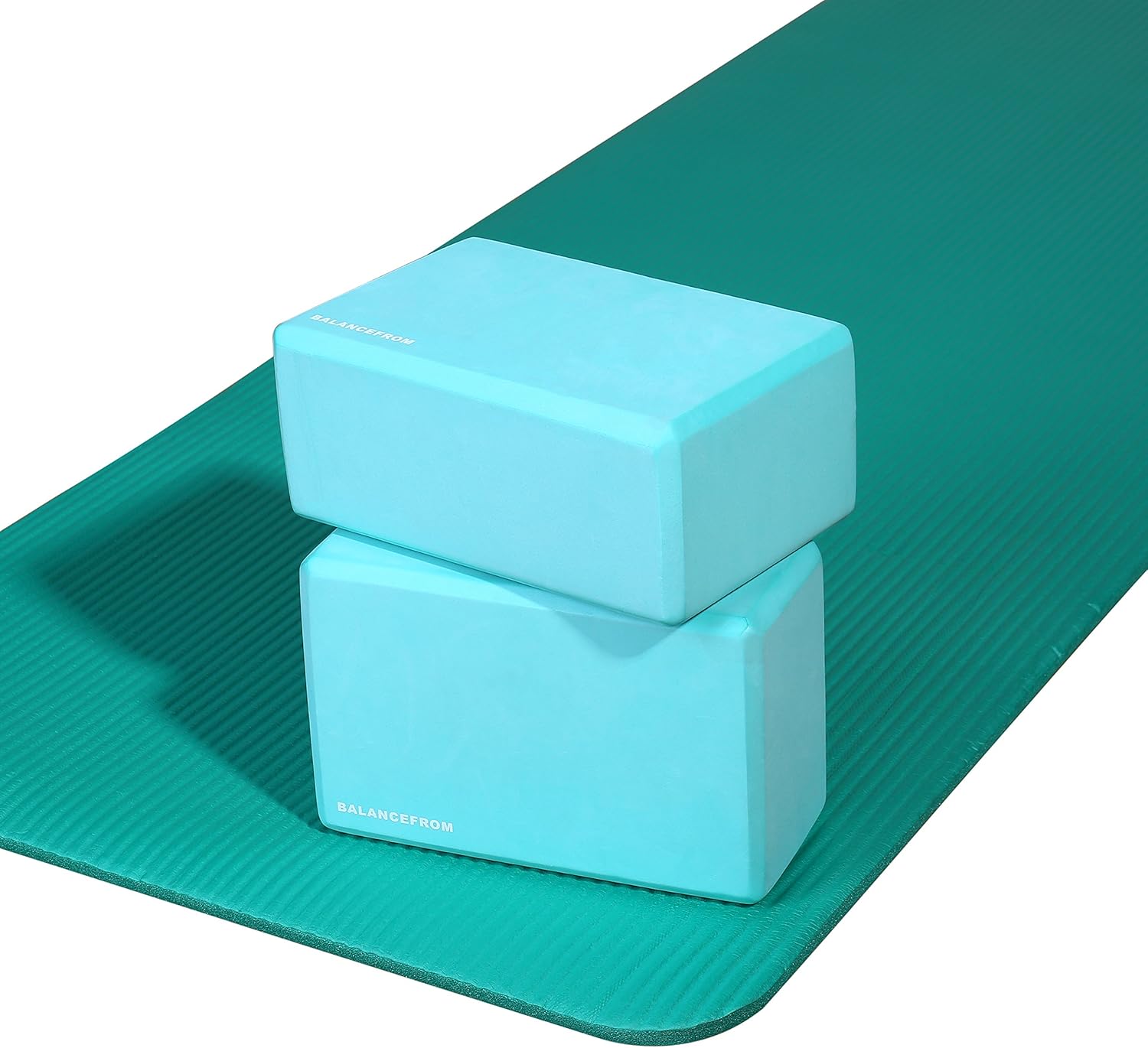 Fitvids Set of 2 High Density Yoga Blocks, 9"x6"x4" Each, Pair, Multiple Colors - Image 5