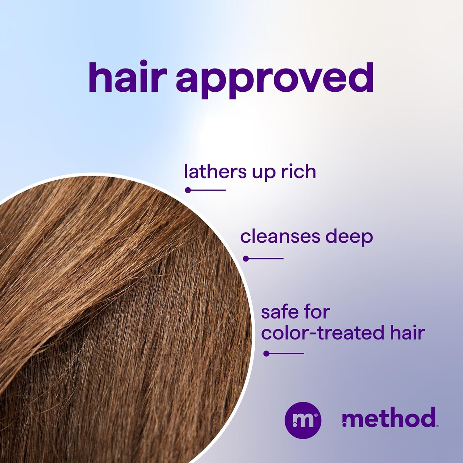 Method Moisturizing Shampoo, Simply Nourish - Hydrates and Revives Dry Hair, Safe for Color-Treated Hair – Sulfate Free and Cruelty Free - 14 oz - Image 7