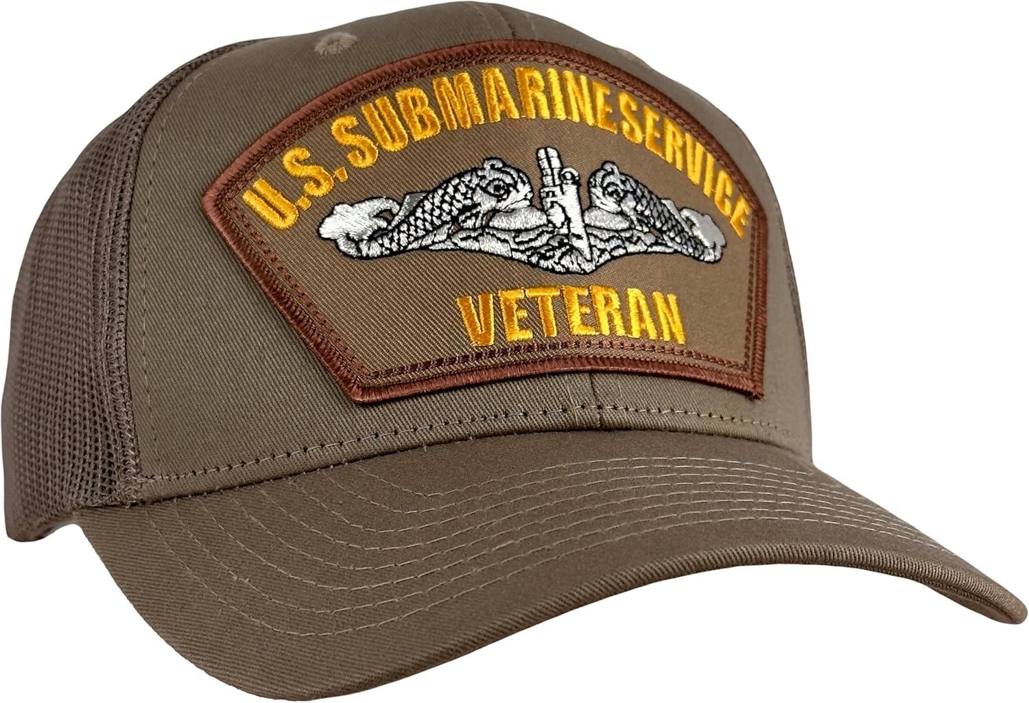 Hawkins U.S. Submarine Service Veteran Hat Khaki + Free Sticker - Image 4