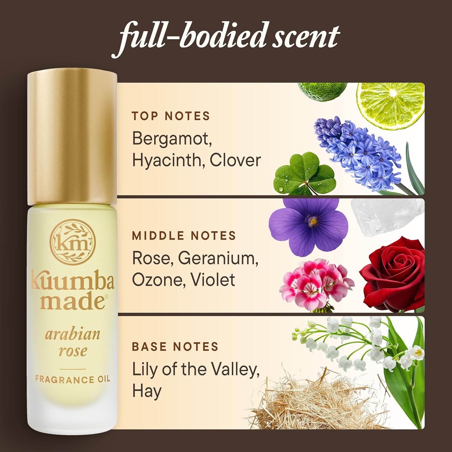 Kuumba Made Arabian Rose Fragrance Oil, Long-Lasting Scented Oil Perfume Roller, Vegan, Alcohol-Free, 0.15 Fl Oz - Image 5