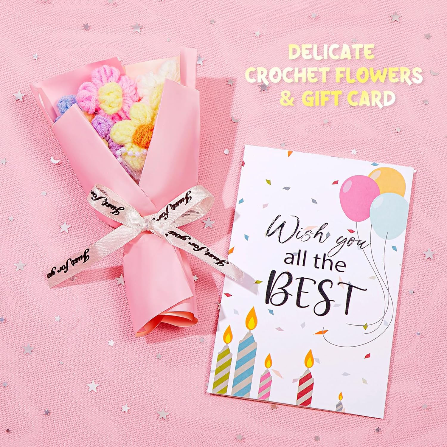 Birthday Gifts for Women, 13PCS Unique Happy Birthday Gifts Basket for Mom Her Best Friend Sister Wife Girlfriend Coworker Bestie, Luxury Self Care Box Relaxing Spa Gifts Set (Rose) - Image 8