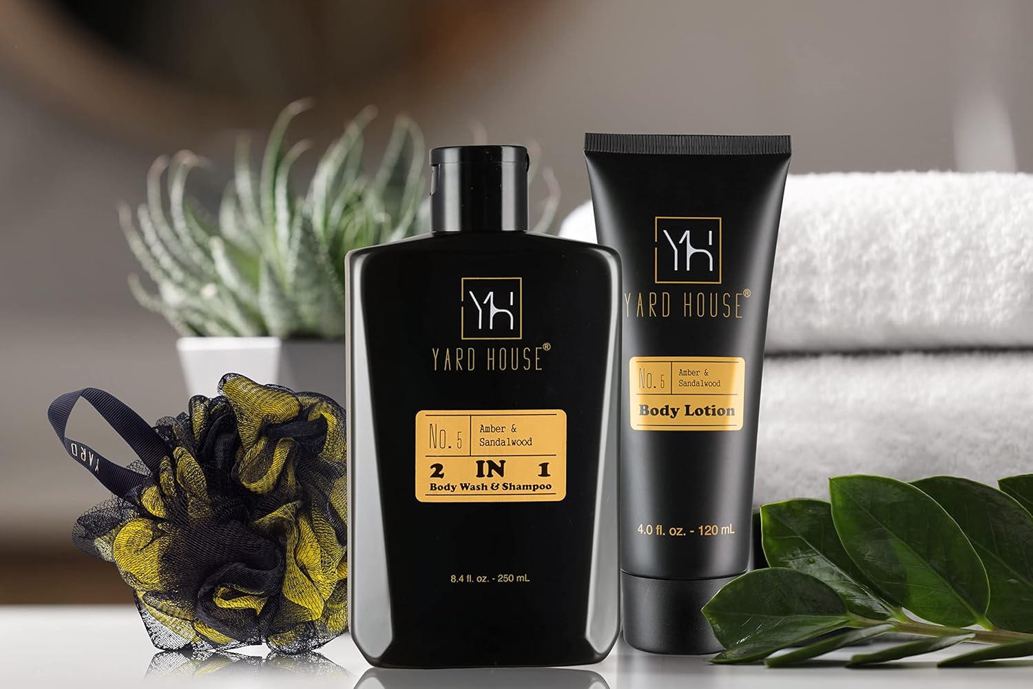 Bath and Body Gift Set for Men - Sandalwood Amber - Birthday, Christmas, Fathers Day Gifts From Wife Daughter Son for Husband, Dad - Relax Spa Kit w. Full Size Items in Deluxe Toiletry Bag - Image 4