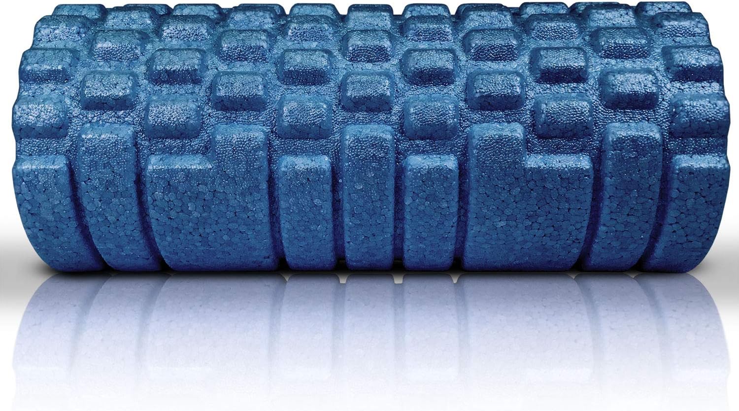 High Density Foam Roller Massager for Deep Tissue Massage of The Back and Leg Muscles - Self Myofascial Release of Painful Trigger Point Muscle Adhesions - 13" Blue - Image 2