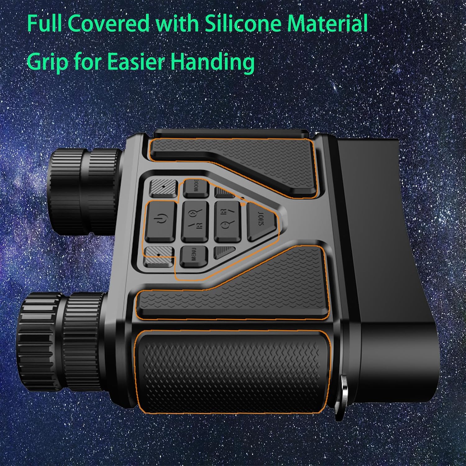 Night Vision Goggles - Night Vision Binoculars for Adults, Gifts for Men Him Husband Dad with 8X Zoom, 4000mAh Rechargeable Gear for Hunting & Camping - Image 4