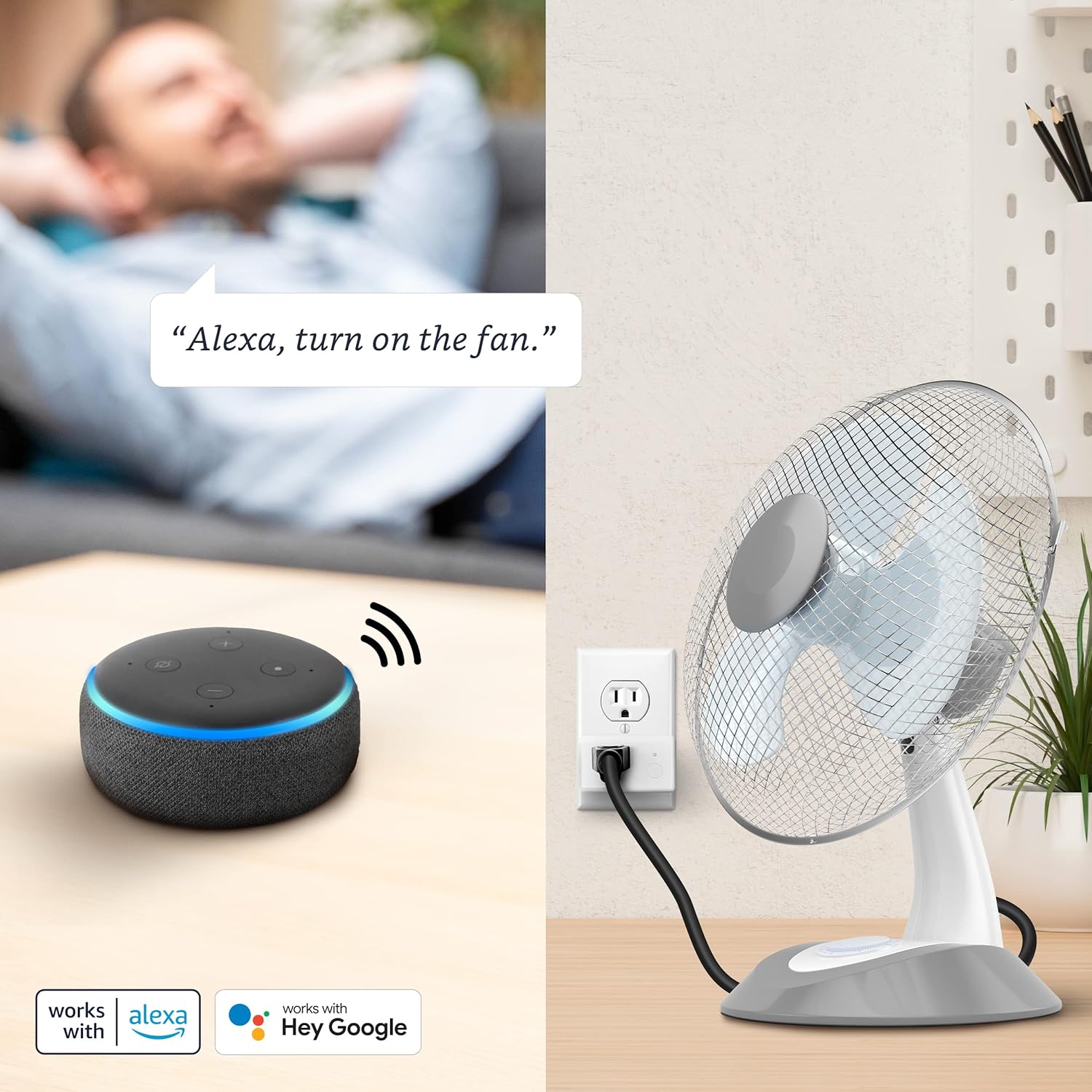 Feit Electric Smart Wi-Fi Plug, Works with Alexa and Google Home, No hub Required, 2.4 Ghz Network Only, Remote Control from Anywhere 15 Amp, Indoor Outlet for Home Appliances - Image 5