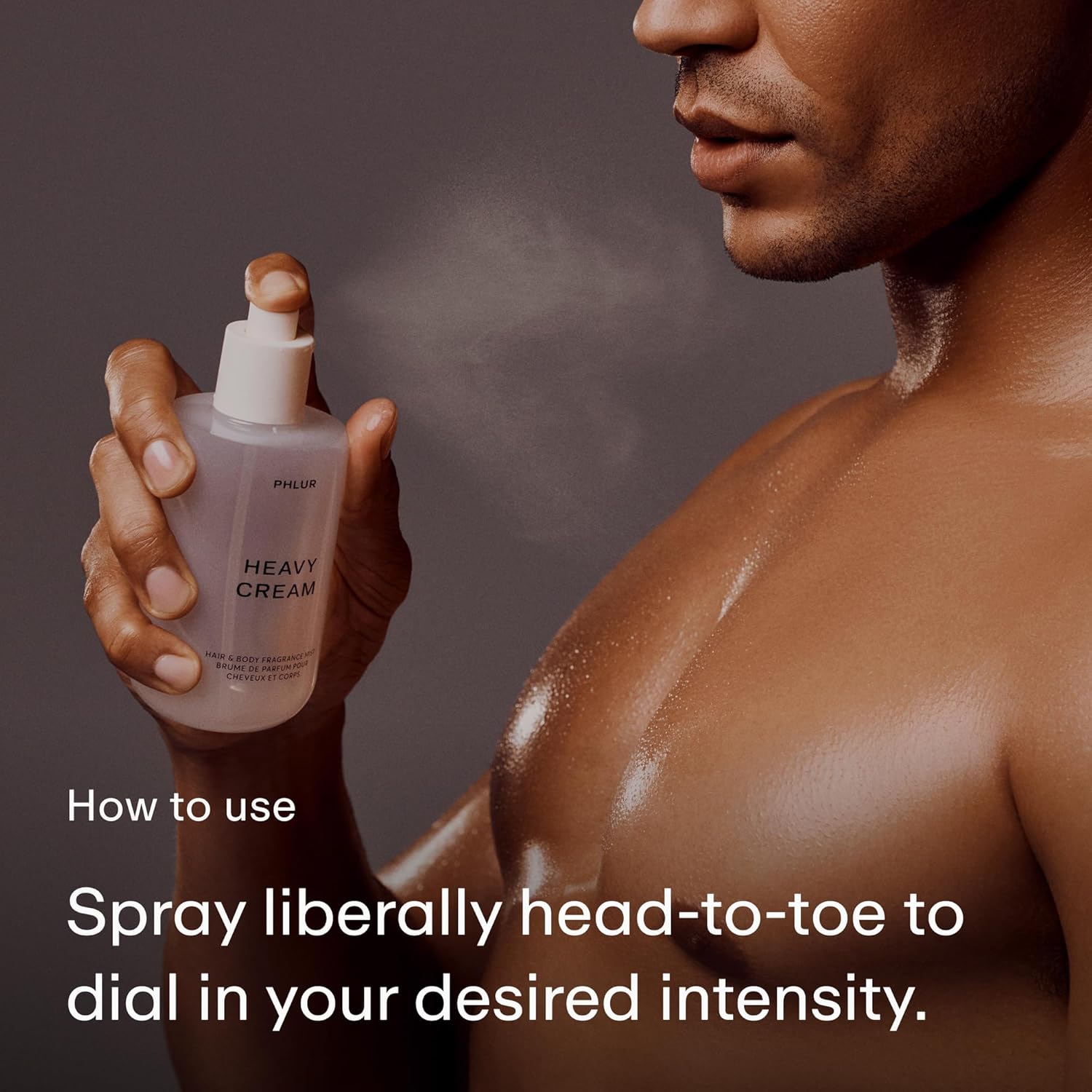 PHLUR Heavy Cream Body Mist, 8 Fl Oz – Hair and Body Perfume for Women, Gourmand Vanilla Body Spray with Marshmallow, Coconut Cream & Citrus Fragrance - Image 4