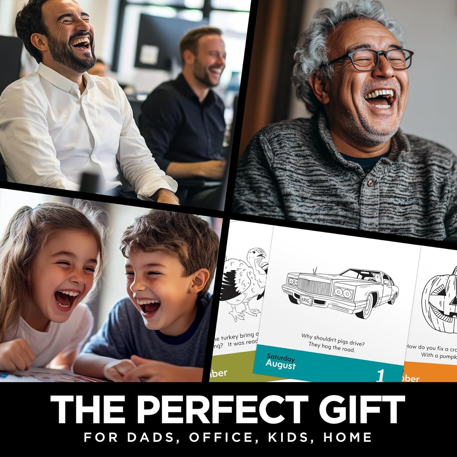 Dad Joke Desk Calendar 2026 - Unique Fun Gift For Dad 365 Daily Dad Jokes, White Elephant Gifts, Gifts for Men, Stocking Stuffers, Desk or Wall Calendar - Image 6