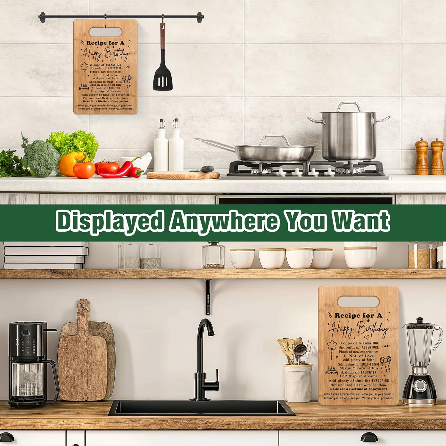 2026 Birthday Gifts for Women Men, Birthday Gifts for Her Him, Years Old Birthday Gifts, Birthday Gift Ideas, Birthday Decorations for Women Men, Happy Birthday Cutting Board Gifts - Image 4