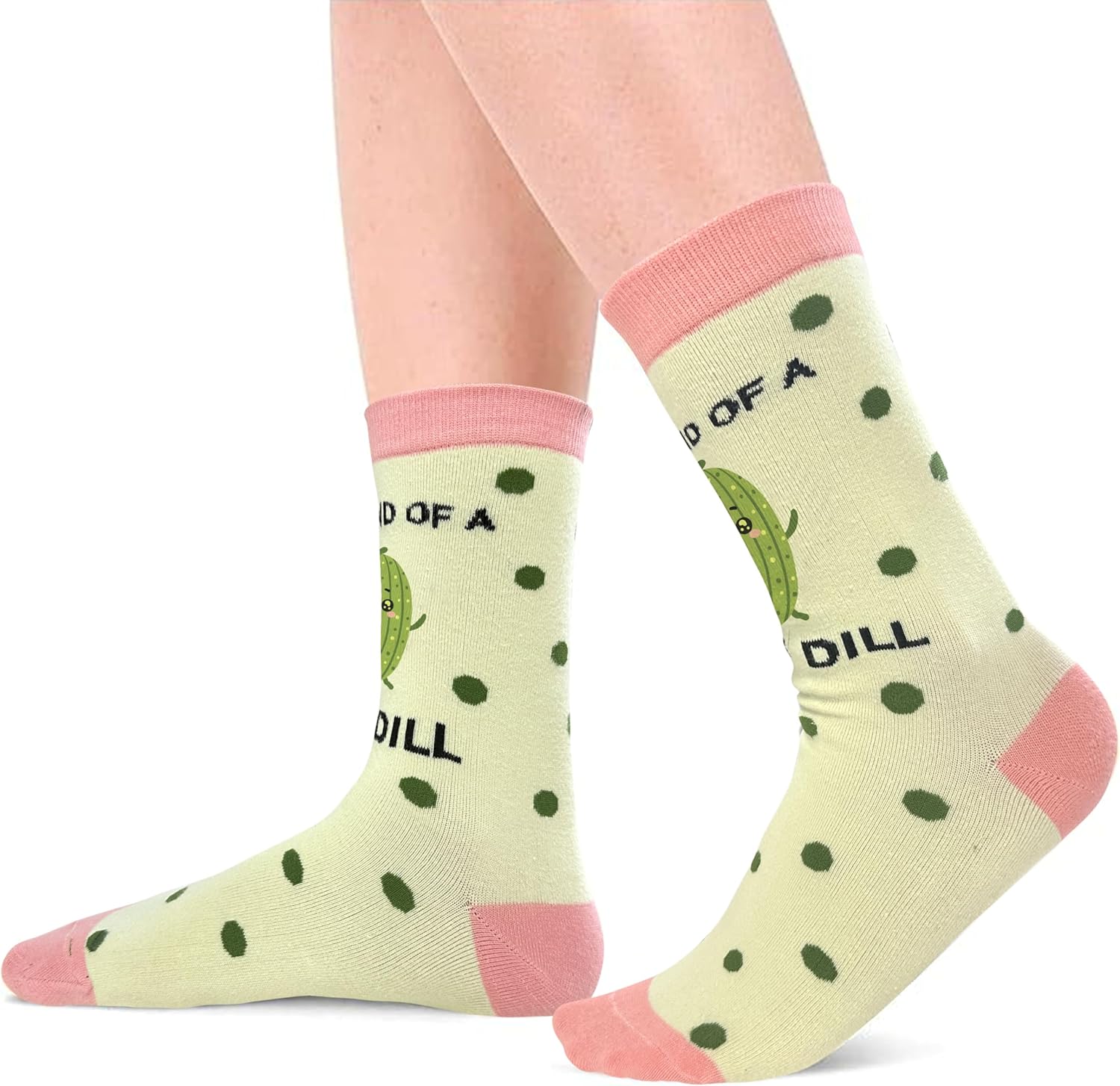 Funny Gifts White Elephant Gifts for Adults Cute Socks Novelty Pickle Gift for Women Girls Kids Gag Sock - Image 2