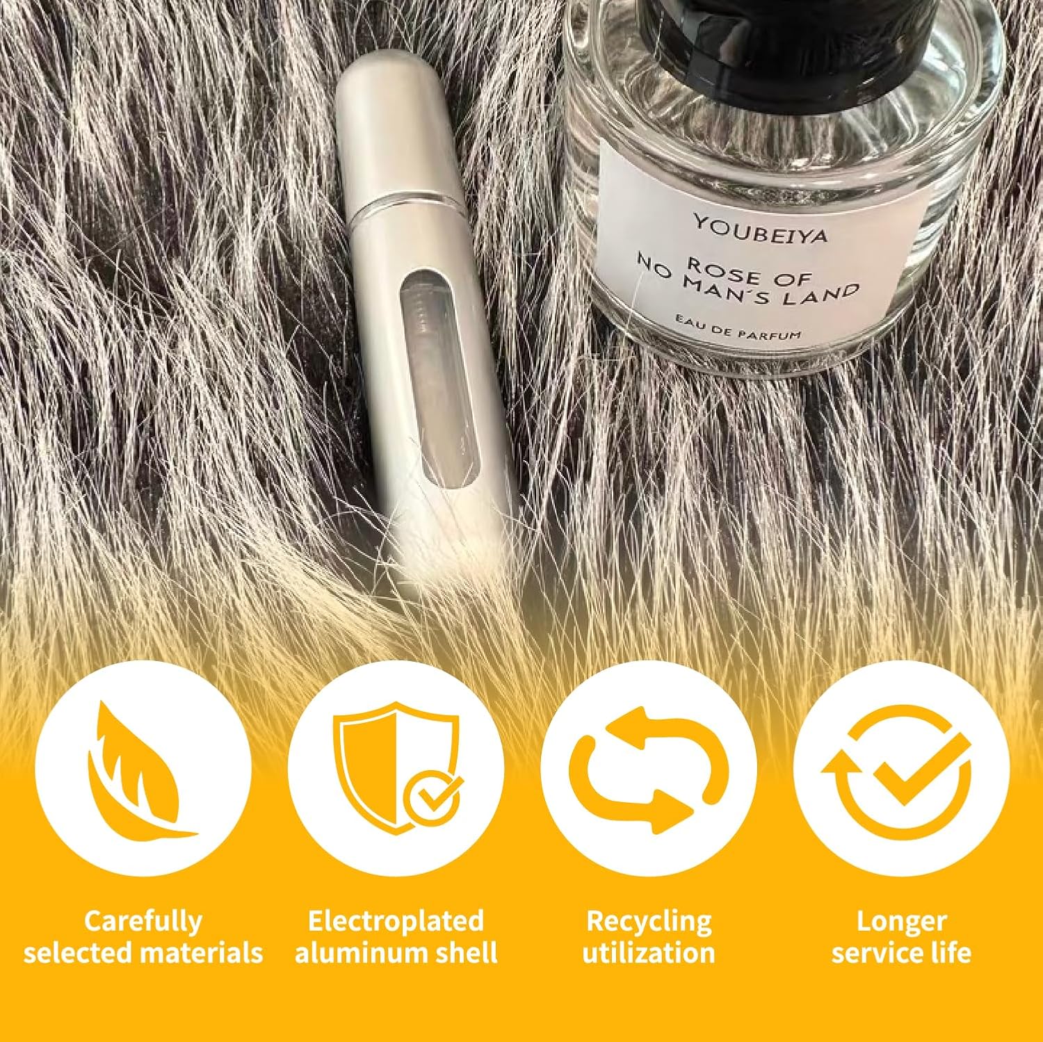 Perfume travel refillable,6Pcs 5ml Mini perfume bottle,Portable perfume bottles refillable for Women Men Small Mister Spray Bottle, for Travel and Outgoing - Image 3