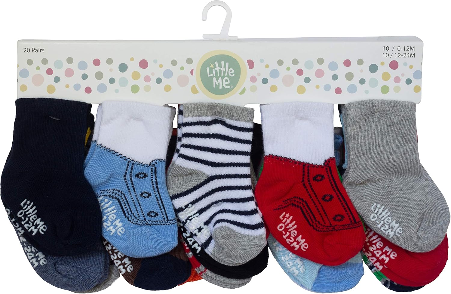 Little Me Baby Boys' Assorted, Multi, 0-12/12-24 Month - Image 4