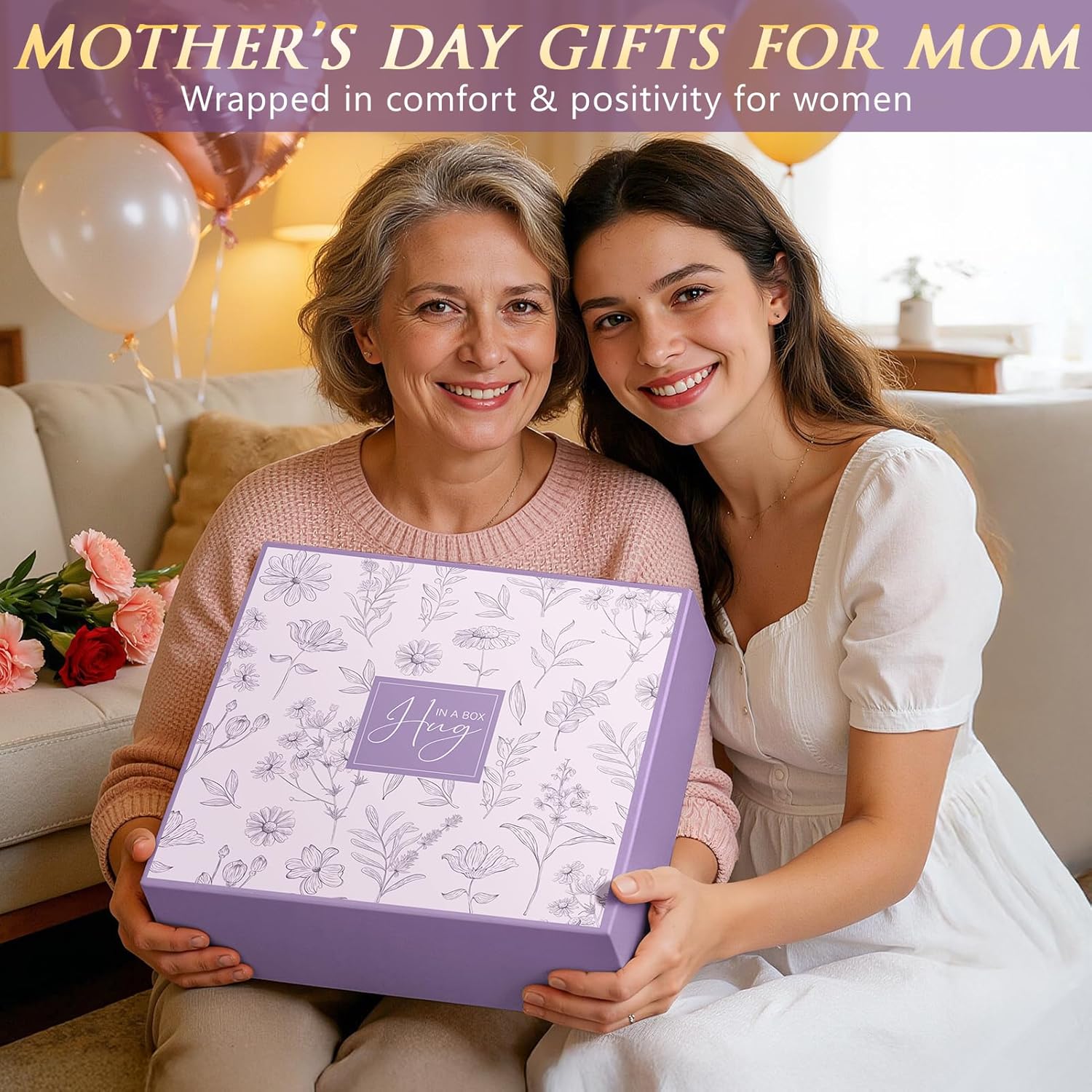 Mothers Day & Birthday Gifts for Women - Get Well Soon Spa Care Package, Luxury Self Care Gift Basket for After Surgery & Cancer Care Inspirational Thinking of You Sympathy Gift Set for Mom Her Friend - Image 2