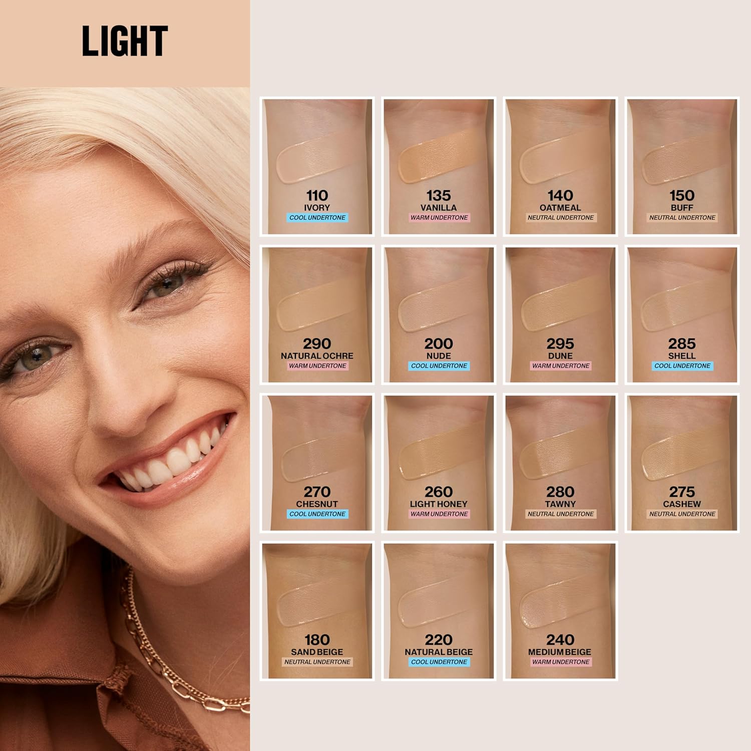 Revlon Liquid Foundation, ColorStay Face Makeup for Combination & Oily Skin, SPF 15, Medium-Full Coverage with Matte Finish, 240 Medium Beige, 1 Fl Oz - Image 7