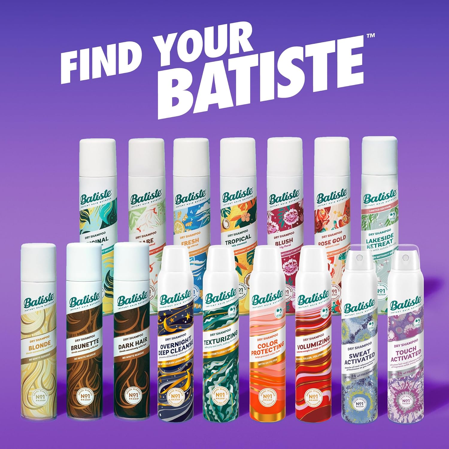 Batiste Touch Activated Dry Shampoo, Up to 24 Hours of Freshness, Absorbs Oil in Hair Between Washes with Lasting Scent Releasing Technology, 3.81 Oz - Image 10