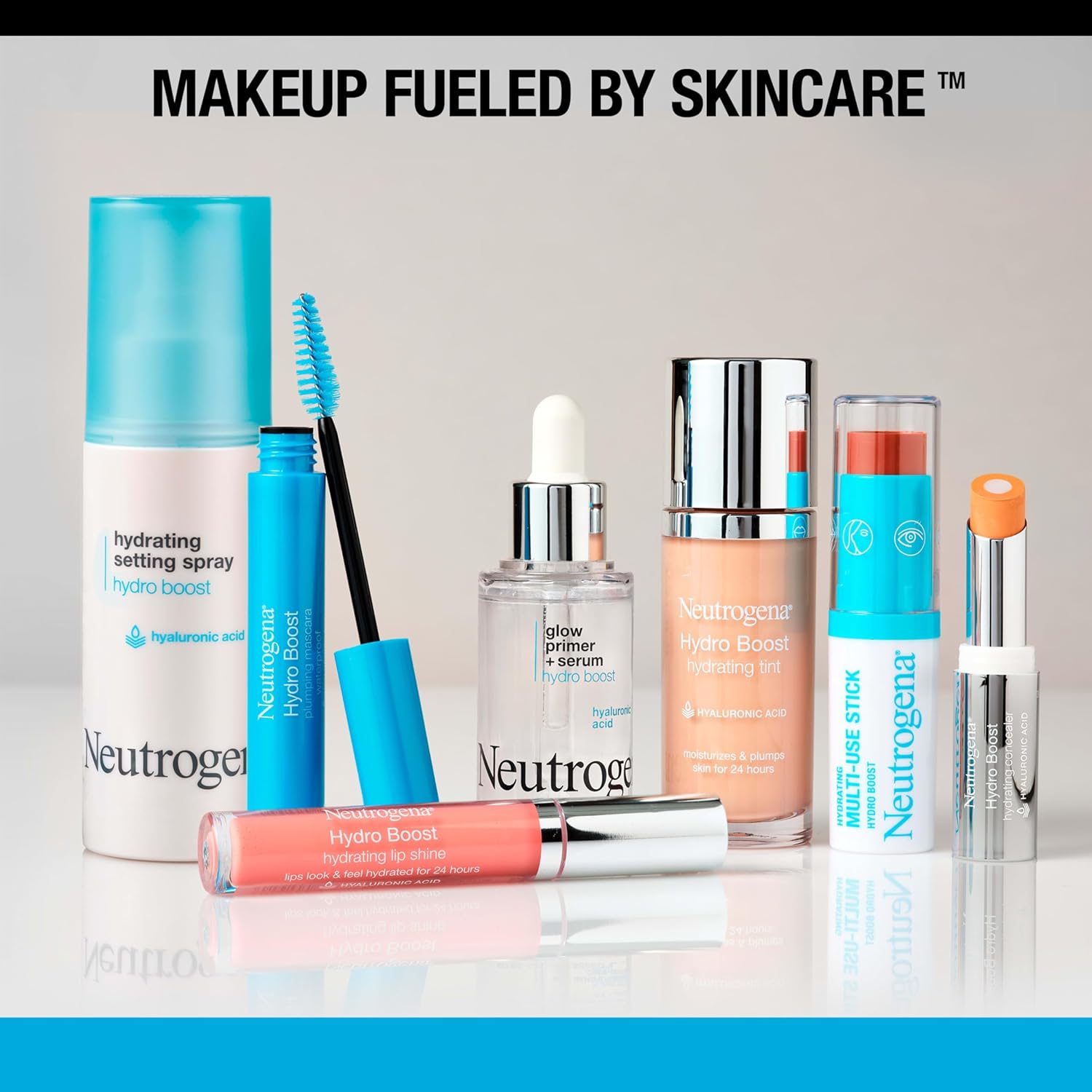 Neutrogena Hydro Boost Hydrating Makeup Setting Spray with Hyaluronic Acid, Setting Spray for Smooth, Dewy Skin, Fragrance Free, Non-Comedogenic & Hypoallergenic, 3.4 fl. oz - Image 6