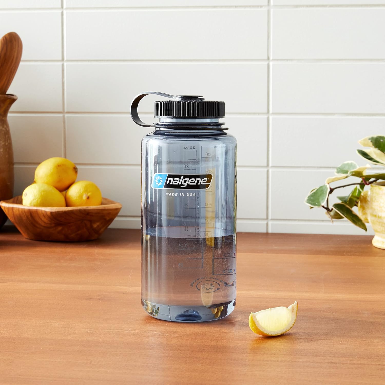 Nalgene 32 oz Wide Mouth Water Bottle | BPA-Free, Durable & Leak Proof, Lightweight Bottle for Hiking & Gym, Work & Travel - Image 2