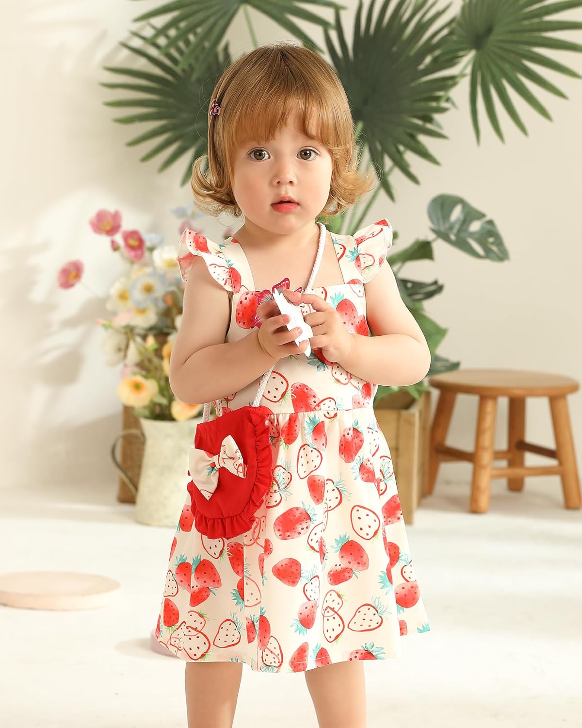 Mioglrie Baby Girl Clothes Newborn Dress Summer Toddler Girls' Clothing Casual Sundress with Cute Bag Infant Outfits - Image 3