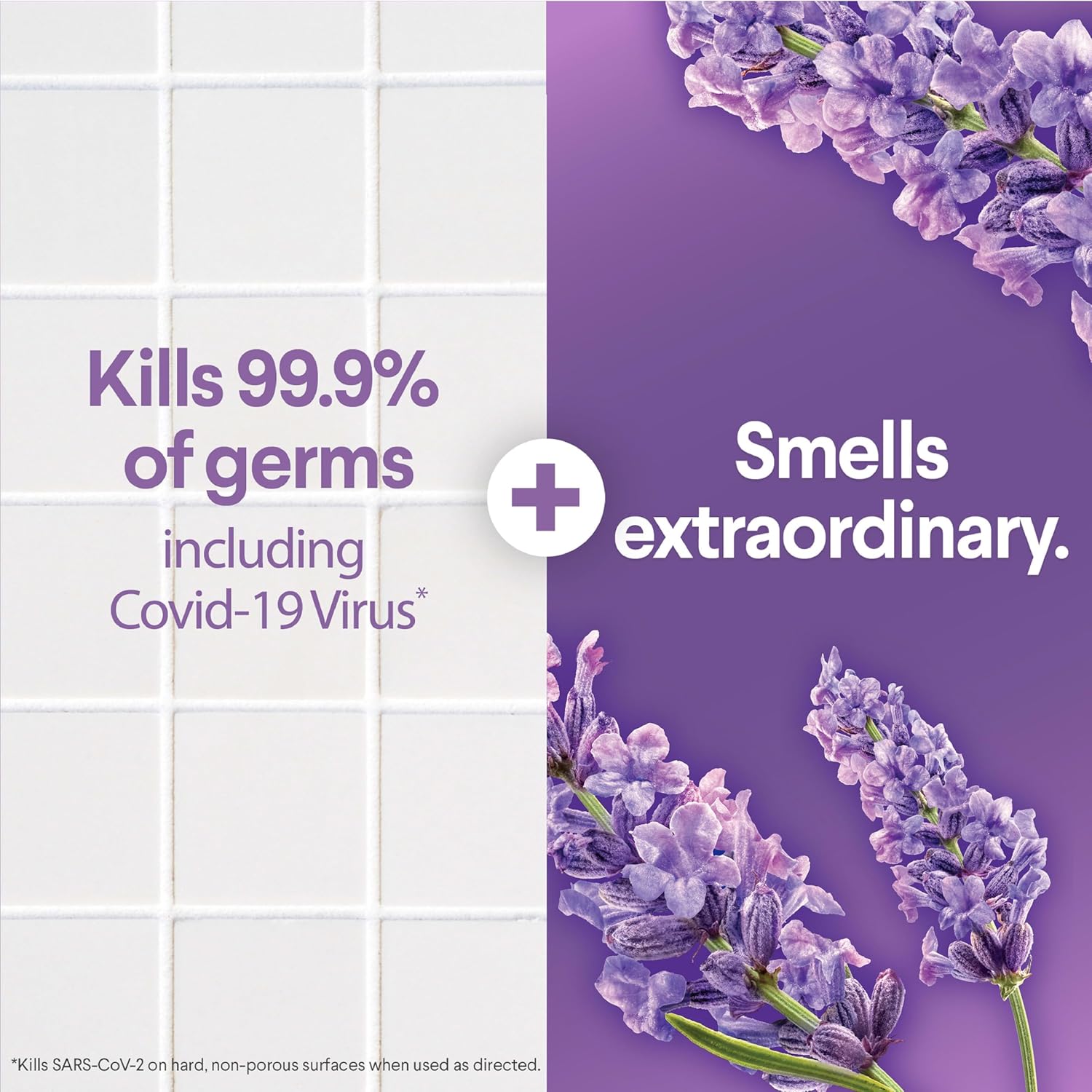 Clorox Scentiva Disinfecting Wipes, Lavender and Jasmine, Antibacterial, 75 Count - Image 2