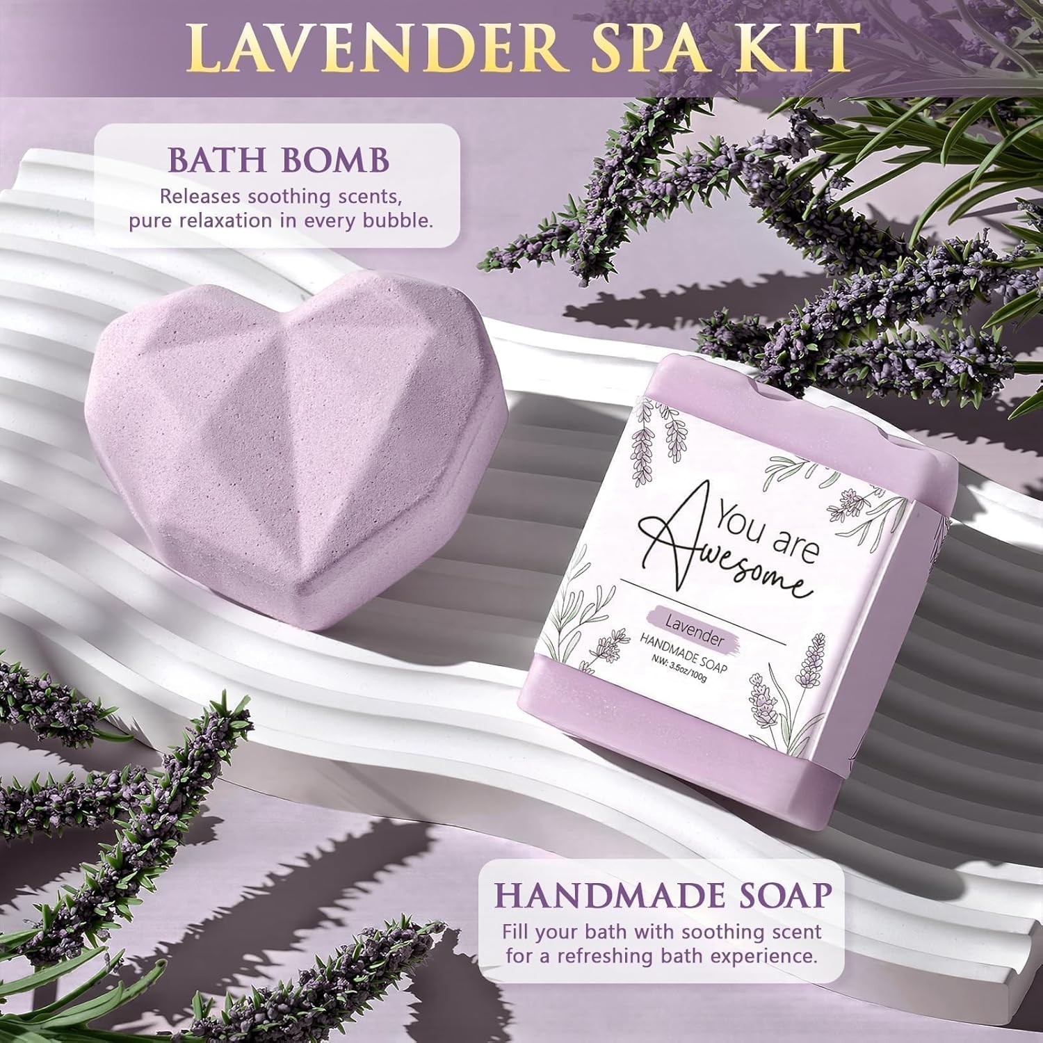 Mothers Day & Birthday Gifts for Women - Get Well Soon Spa Care Package, Luxury Self Care Gift Basket for After Surgery & Cancer Care Inspirational Thinking of You Sympathy Gift Set for Mom Her Friend - Image 9