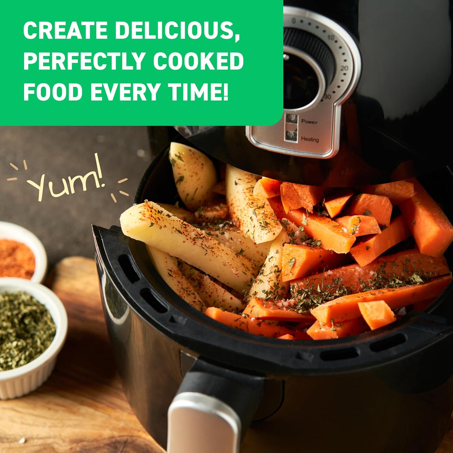 Air Fryer Cheat Sheet Magnets Cooking Guide Booklet - Air Fryer Cookbooks - Air Fryer Liners - Air Fryers Kitchen Gifts Gadgets 2026 - Air Fryer Accessories - Air Fryer Cooking Guide - Image 6