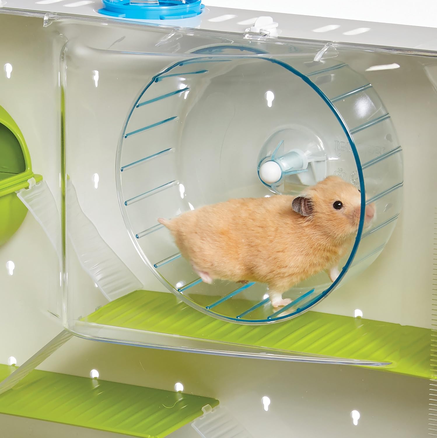MidWest Homes for Pets Hamster Cage | Awesome Arcade Hamster Home (White) | 18.11 x 11.61 x 21.26 Inch - Image 5