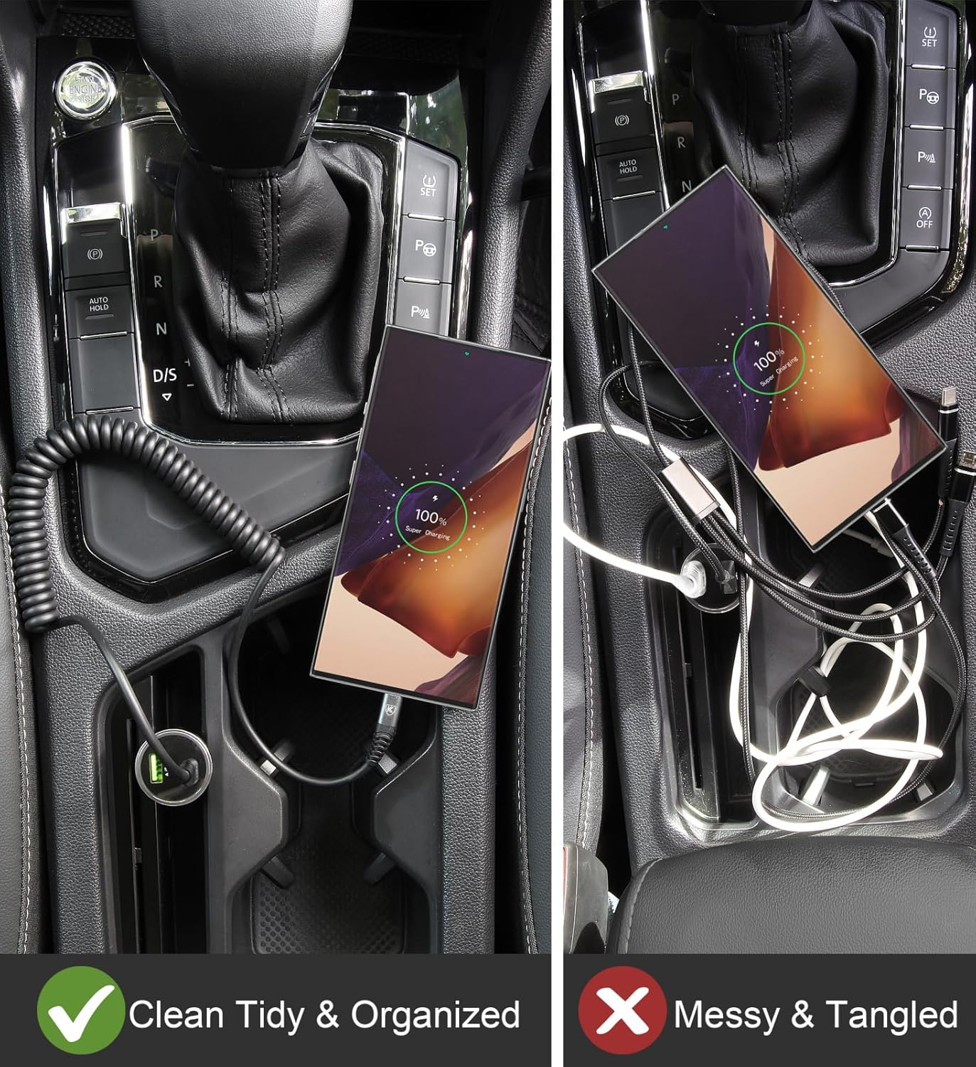 USB C to C Cable 3ft 2Pack Coiled USB C Charger Cable for Car Type C Fast Charging Cable for iPhone 17/16/15/Plus/Pro/Pro Max/Samsung Galaxy S23 - Image 6